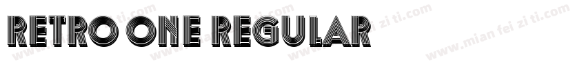 Retro One Regular字体转换